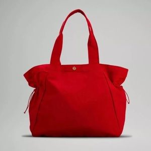 Lululemon Side-Cinch Shopper *LNY Edition Dark Red